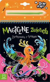 Magiczne zwierzęta Zdrapywanka z rysikiem - Anna Podgórska | mała okładka