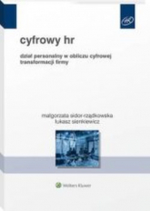 Cyfrowy HR. Organizacja w warunkach transformacji technologicznej - Sienkiewicz Łukasz | mała okładka