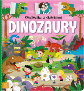 Książeczka z okienkami Dinozaury - Agnieszka Bator | mała okładka