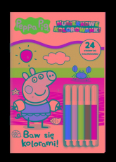 Peppa Pig Numerkowe kolorowanki 3 Baw sie kolorami! -  | mała okładka