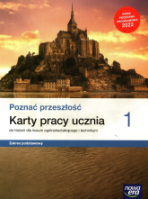 Poznać przeszłość 1 Karty pracy ucznia do historii Zakres podstawowy Liceum ogólnokształcące i technikum - Krzystof Jurek | mała okładka