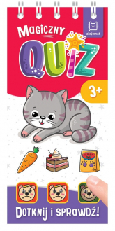Magiczny quiz z kotkiem Dotknij i sprawdź - Anna Podgórska | mała okładka