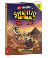Lego Ninjago Spinjitzu Brothers Labirynt Sfinksa - Tracey West | mała okładka