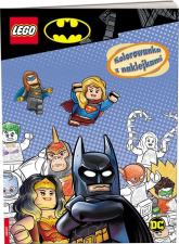 Lego Dc Comics Kolorowanka z naklejkami - Opracowanie Zbiorowe | mała okładka