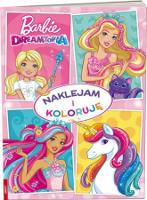 Barbie Dreamtopia Naklejam i Koloruję -  | mała okładka