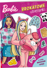 Barbie Brokatowe Ubieranki - Opracowanie Zbiorowe | mała okładka