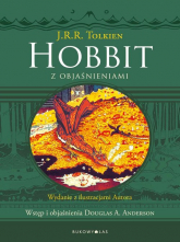 Hobbit z objaśnieniami - J.R.R. Tolkien | mała okładka