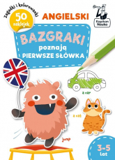 Bazgraki poznają angielski Pierwsze słówka - Katarzyna Szumska | mała okładka