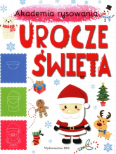 Akademia rysowania Urocze święta - Opracowanie Zbiorowe | mała okładka