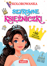 Kolorowanka Szykowne księżniczki z naklejkami - Katarzyna Ratajszczak | mała okładka