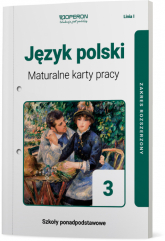 Język polski 3 Maturalne karty pracy Zakres rozszerzony - Janicka-Szyszko Renata | mała okładka