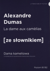 La dame aux camelias dama kameliowa z podręcznym słownikiem francusko-polskim - Alexander Dumas | mała okładka