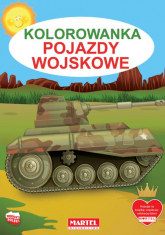 Pojazdy wojskowe kolorowanka - Jarosław Żukowski | mała okładka