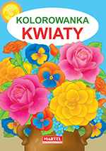 Kwiaty kolorowanka - Jarosław Żukowski | mała okładka