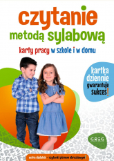 Czytanie metodą sylabową. Karty pracy w szkole i w domu - Karczmarska-Strzebońska Alicja | mała okładka