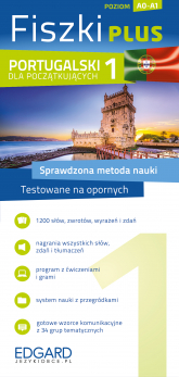 Portugalski dla początkujących. Fiszki PLUS wyd. 2 - Opracowanie Zbiorowe | mała okładka