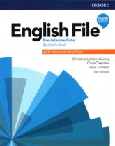 English File 4E Pre-Intermediate SB Online Practice - Latham-Koenig Christina, Oxenden Clive | mała okładka
