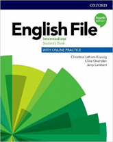 English File 4E Intermediate SB Online Practice - Latham-Koenig Christina, Oxenden Clive | mała okładka