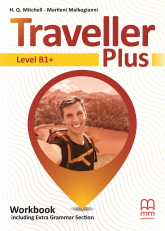 Traveller Plus B1+ Workbook With Additional Grammar - Malkogianni Marileni, T.J. Mitchell | mała okładka