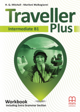 Traveller Plus B1 Intermediate Workbook With Additional Grammar - Malkogianni Marileni, T.J. Mitchell | mała okładka