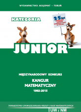 Kangur4 matematyka z wesołym kangurem junior 2015 - Opracowanie Zbiorowe | mała okładka