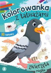 Zwierzęta miejskie. Kolorowanka z tatuażami - Opracowanie Zbiorowe | mała okładka