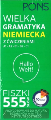 FISZKI 555 Wielka gramatyka Niemiecka z ćw. A1/C1 W.2 PONS - Opracowanie Zbiorowe | mała okładka