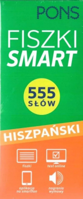 Fiszki SMART 555 Hiszpański W.2 PONS - Opracowanie Zbiorowe | mała okładka