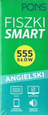 Fiszki SMART 555 Angielski W.2 PONS - Opracowanie Zbiorowe | mała okładka