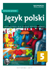 Język polski podręcznik kształcenie językowe dla klasy 5 szkoły podstawowej - Hanna Szaniawska | mała okładka