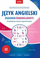 Język angielski. Egzamin ósmoklasisty. Przykładowe arkusze egzaminacyjne - Oberda Gabriela | mała okładka