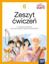 Język polski Nowe Słowa na start! zeszyt ćwiczeń dla klasy 6 szkoły podstawowej 62925 - Joanna Kuchta | mała okładka