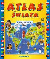 Atlas świata z nalepkami -  | mała okładka