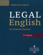 Legal english for corporate purposes -  | mała okładka