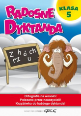 Radosne dyktanda. Klasa 5 wyd. 2 - Opracowanie Zbiorowe | mała okładka