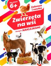 Zwierzęta na wsi zeszyt z naklejkami - Opracowanie Zbiorowe | mała okładka