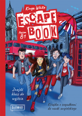 Escape Book. Znajdź klucz do wyjścia Książka z zagadkami do nauki angielskiego - Kinga White | mała okładka