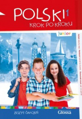 Polski krok po kroku. Junior 1. Zeszyt ćwiczeń - Opracowanie Zbiorowe | mała okładka