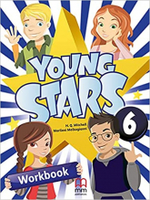 Young Stars 6 Workbook (Includes Cd-Rom) - Malkogianni Marileni, T.J. Mitchell | mała okładka