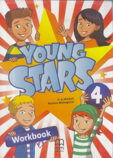 Young Stars 4 Workbook (Includes Cd-Rom) - Malkogianni Marileni, T.J. Mitchell | mała okładka
