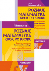 Poznaję matematykę krok po kroku - Alicja Małasiewicz | mała okładka