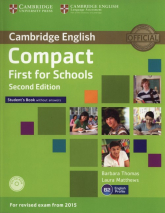 Compact First for Schools Student's Book + CD - Matthews Laura, Thomas Barbara | mała okładka
