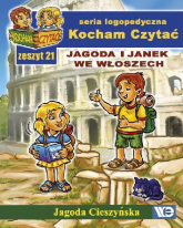 Kocham czytać Zeszyt 21 Jagoda i Janek we Włoszech - Jagoda Cieszyńska | mała okładka