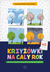 Krzyżówki na cały rok dla dzieci uczących się czytać, pisać i rozwiązywać łamigłówki -  | mała okładka