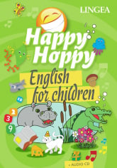 Happy hoppy english for children + CD - Opracowanie Zbiorowe | mała okładka