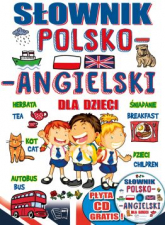 Słownik polsko-angielski dla dzieci + CD - Opracowanie Zbiorowe | mała okładka