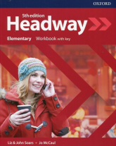 Headway Elementary Workbook with Key - Jo McCaul, John Soars | mała okładka