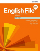 English File 4th edition Upper-Intermediate Workbook with key - Latham-Koenig Christina, Oxenden Clive | mała okładka