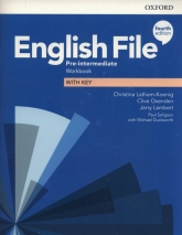 English File Pre-Intermediate Workbook with Key - Latham-Koenig Christina, Oxenden Clive | mała okładka