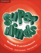 Super Minds 4 Workbook with Online Resources - Gerngross Gunter, Lewis-Jones Peter, Puchta Herbert | mała okładka